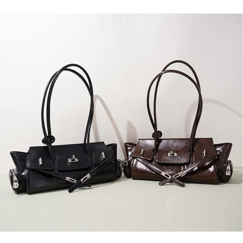 2026 Spring New Handbag Elegant Leather Lady's Top Layer Cowhide Shoulder Bag Simple Stylish Women's Commuting Tote Bags
2026 Spring New Handbag Elegant Leather Lady's Top Layer Cowhide Shoulder Bag Simple Stylish Women's Commuting Tote Bags