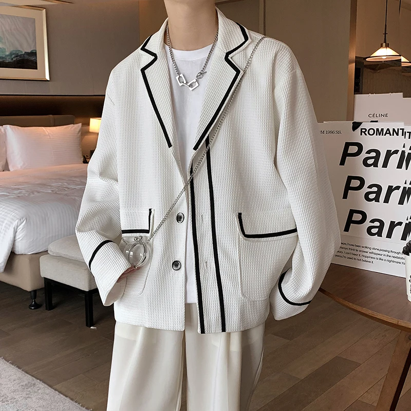 2023 High-quality Suit Men's Leisure Suit Jacket Spring Autumn Fashion Suit Men's Trend Slim Small Suit Jacket Men's Coat V3
2023 High-quality Suit Men's Leisure Suit Jacket Spring Autumn Fashion Suit Men's Trend Slim Small Suit Jacket Men's Coat V3