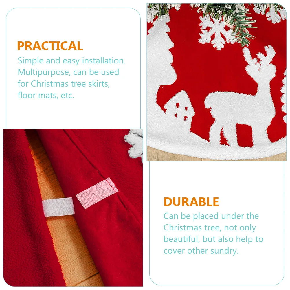 Farmhouse Decor Under Tree Christmas Decor Red Tree Skirt Christmas Mat Xmas Party Ornament Simple Installation
Farmhouse Decor Under Tree Christmas Decor Red Tree Skirt Christmas Mat Xmas Party Ornament Simple Installation