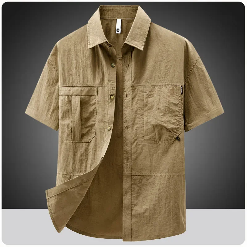 Pop Men's Breathable Hiking Shirts Summer Short Sleeve Casual Cargo Fishing Shirt Men Quickly-Dry Tactical Golf Polo Shirts Clot
Pop Men's Breathable Hiking Shirts Summer Short Sleeve Casual Cargo Fishing Shirt Men Quickly-Dry Tactical Golf Polo Shirts Clot