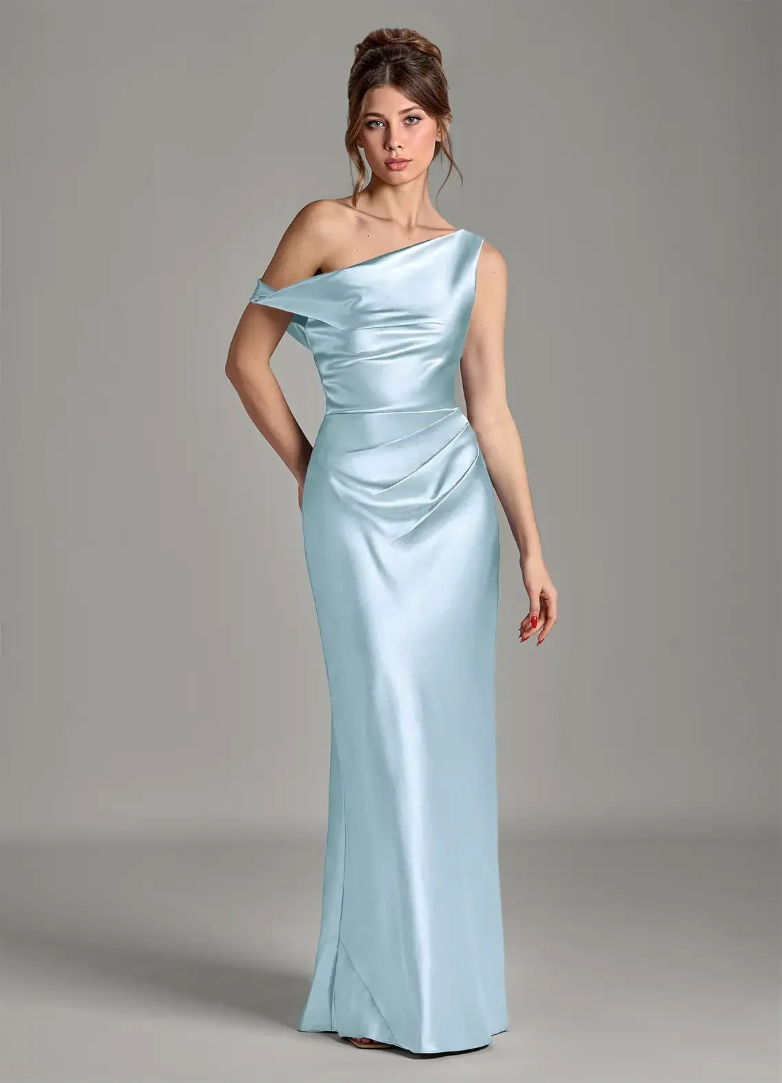 One Shoulder Satin Women 's Maxi Dress sloping shoulders Waist Bodycon Dresses 2026 Summer Woman Formal Evening Party Vestidos
One Shoulder Satin Women 's Maxi Dress sloping shoulders Waist Bodycon Dresses 2026 Summer Woman Formal Evening Party Vestidos