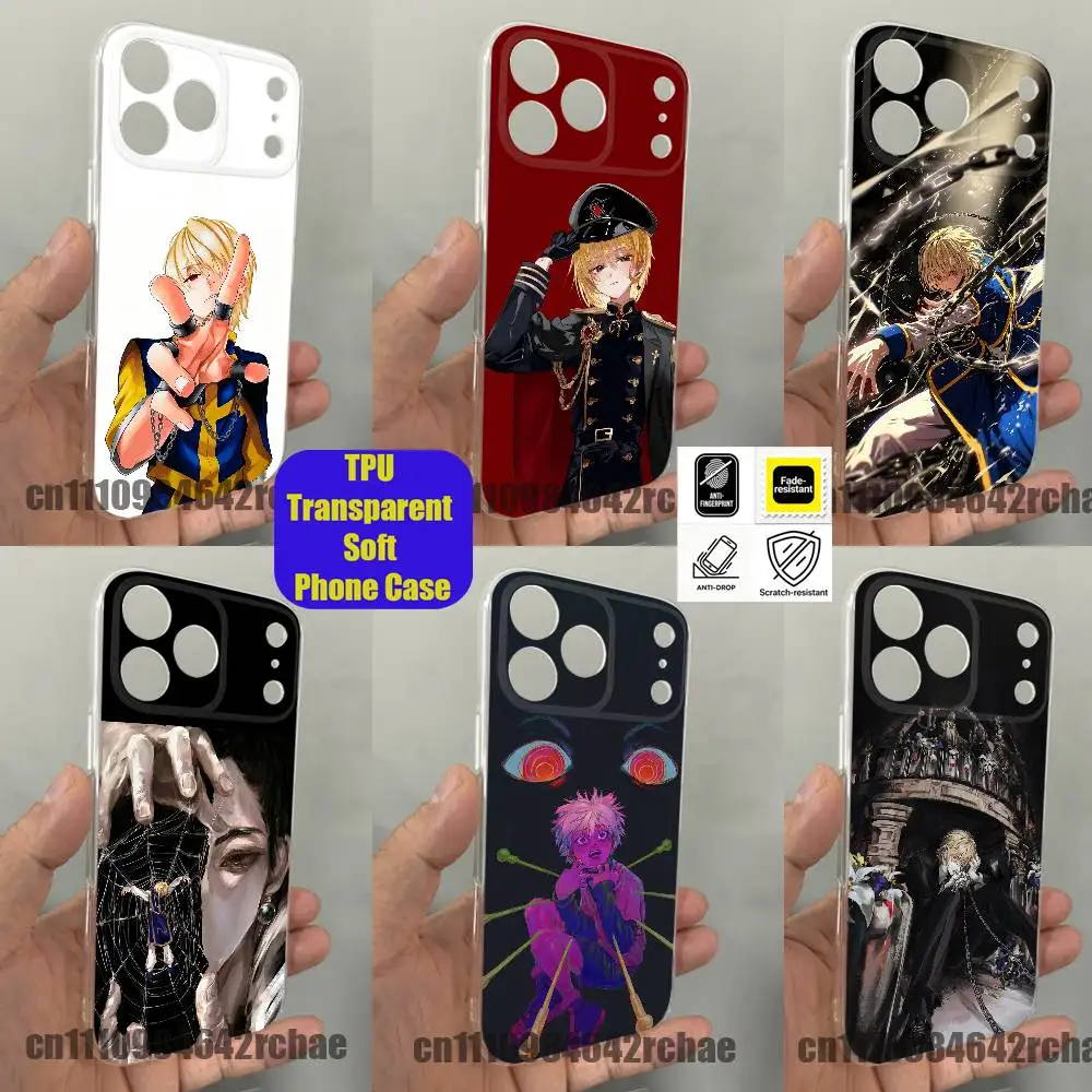 For Hunter Kurapika Kurta HXH Phone Case iPhone 15,16,11,14,13,17,12,Air,Mini,Pro,Max,Plus,E DIY Clear Silicone Shell
For Hunter Kurapika Kurta HXH Phone Case iPhone 15,16,11,14,13,17,12,Air,Mini,Pro,Max,Plus,E DIY Clear Silicone Shell