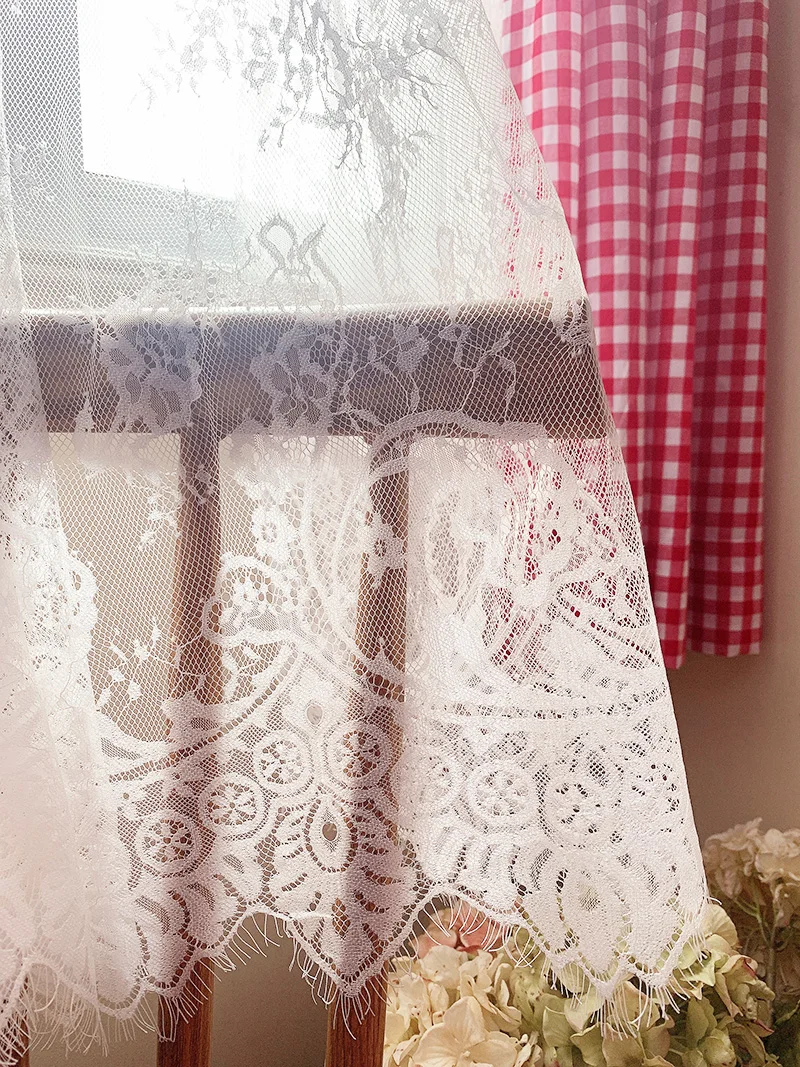Curtains for Living room Lace Gauze Fabric Cabinet Partition Bay Window Balcony Bedroom Non Perforated Door Window Curtain
Curtains for Living room Lace Gauze Fabric Cabinet Partition Bay Window Balcony Bedroom Non Perforated Door Window Curtain