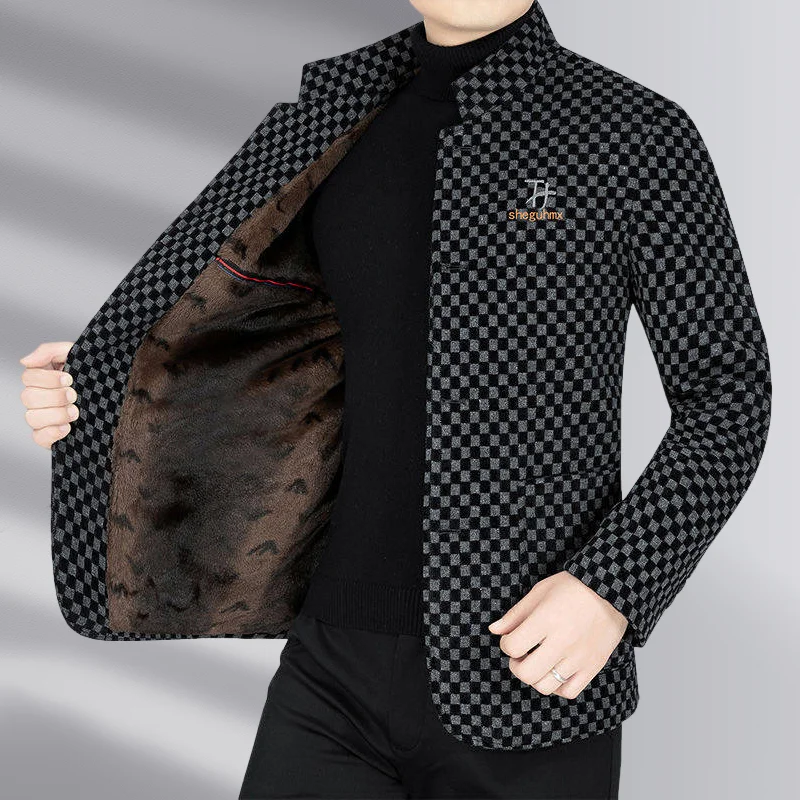 Blazer Autumn and Winter Men's Business Gentleman Wedding Fashion Best Man Chinese Style Casual Chenille Zhongshan Suit Blazer
Blazer Autumn and Winter Men's Business Gentleman Wedding Fashion Best Man Chinese Style Casual Chenille Zhongshan Suit Blazer