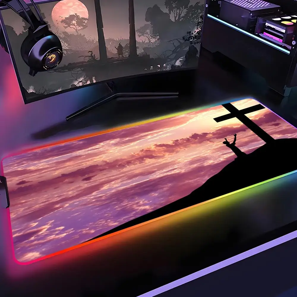 C-Christian J-Jesus Cross Коврик для мыши Gamer Rgb Настольный коврик Подсветка Светодиодный коврик для мыши Настройка игрового настольного коврика Большой коврик для мыши Подсветка
C-Christian J-Jesus Cross Коврик для мыши Gamer Rgb Настольный коврик Подсветка Светодиодный коврик для мыши Настройка игрового настольного коврика Большой коврик для мыши Подсветка