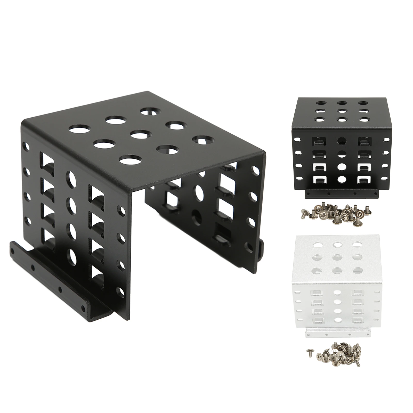 Aluminium Alloy HDD Mounting Rack 2.5in HDD Mounting Rack Hollow Design High Hardness Hard Drive Cage for 2.5in IDE HDD SSD
Aluminium Alloy HDD Mounting Rack 2.5in HDD Mounting Rack Hollow Design High Hardness Hard Drive Cage for 2.5in IDE HDD SSD