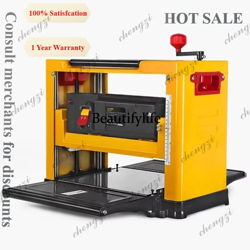 A81 Household Wood Thicknesser Small Bench Planer High Power Electric Single Side Planing Machine for Woodworking DIY Workshop U
A81 Household Wood Thicknesser Small Bench Planer High Power Electric Single Side Planing Machine for Woodworking DIY Workshop U