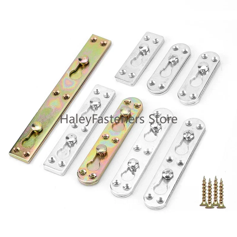 4 Pairs Invisible Bed Hinges Solid Wood Bed Hooks Fixed Bed Buckles Furniture Hardware Connectors
4 Pairs Invisible Bed Hinges Solid Wood Bed Hooks Fixed Bed Buckles Furniture Hardware Connectors