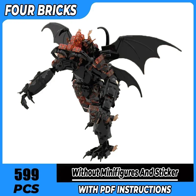 Moc Building Blocks Magical Rings Movie Monsters Balrog Model Technology Bricks DIY Assembly Street View Toys Children Gifts
Moc Building Blocks Magical Rings Movie Monsters Balrog Model Technology Bricks DIY Assembly Street View Toys Children Gifts
