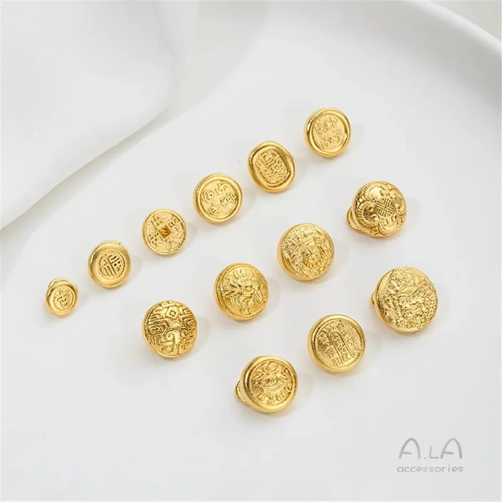 Vietnam Sand Gold Zakiram Jifu Peace and Joy Yellow God of Wealth Bracelet Buckle Necklace Buckle Gold Button
Vietnam Sand Gold Zakiram Jifu Peace and Joy Yellow God of Wealth Bracelet Buckle Necklace Buckle Gold Button