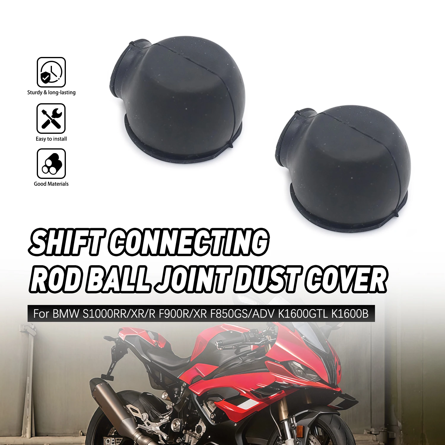For BMW S1000RR/XR/R F900R/XR F850GS/ADV K1600GTL K1600B Motorcycle Gear Shift Linkage cover Rose Joint Dust Boot Part
For BMW S1000RR/XR/R F900R/XR F850GS/ADV K1600GTL K1600B Motorcycle Gear Shift Linkage cover Rose Joint Dust Boot Part