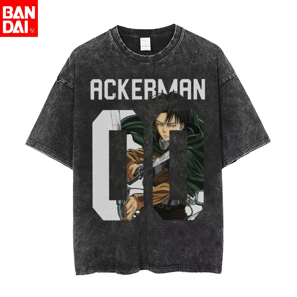 Attack on Titan Levi Ackerman 00 Jersey Style Vintage Washed T Shirt 2026 Summer Oversized Streetwear Graphic Tee for Men Women
Attack on Titan Levi Ackerman 00 Jersey Style Vintage Washed T Shirt 2026 Summer Oversized Streetwear Graphic Tee for Men Women