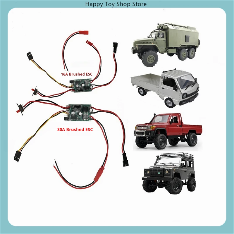 Wpl Mn 16a/30a Матовый Esc Upgrade, Diy Sm Plug с тормозом для дистанционного управления, моделей и ремонта игрушечных автомобилей
Wpl Mn 16a/30a Матовый Esc Upgrade, Diy Sm Plug с тормозом для дистанционного управления, моделей и ремонта игрушечных автомобилей