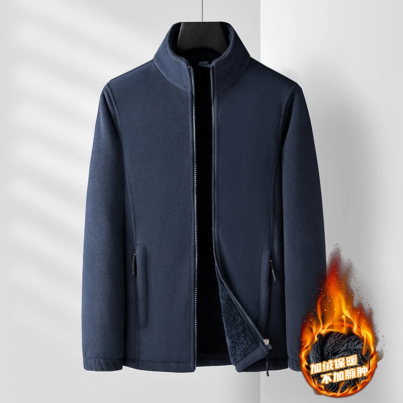 Winter Men Warm Jackets Fashion Men Sports Stand Collar Fleece Coats Tactical Windbreaker Hiking Jacket Warm Thickened Overcoat
Winter Men Warm Jackets Fashion Men Sports Stand Collar Fleece Coats Tactical Windbreaker Hiking Jacket Warm Thickened Overcoat