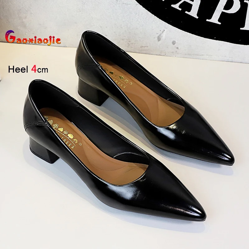 Simple style 4CM Chunky Heel Pumps Daily commuting work Women's Single Shoes Super Soft Pointy Toe Woman Versatile High Heels
Simple style 4CM Chunky Heel Pumps Daily commuting work Women's Single Shoes Super Soft Pointy Toe Woman Versatile High Heels