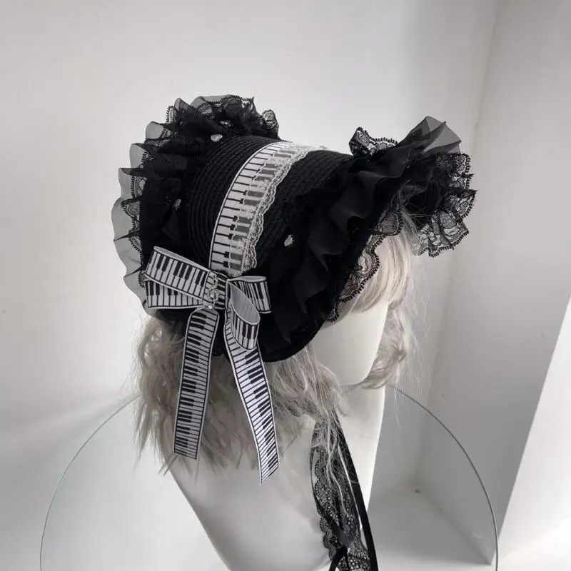 A52E Musical Note French Flat Cap Breathable Straw Braided Design Women Girls
A52E Musical Note French Flat Cap Breathable Straw Braided Design Women Girls