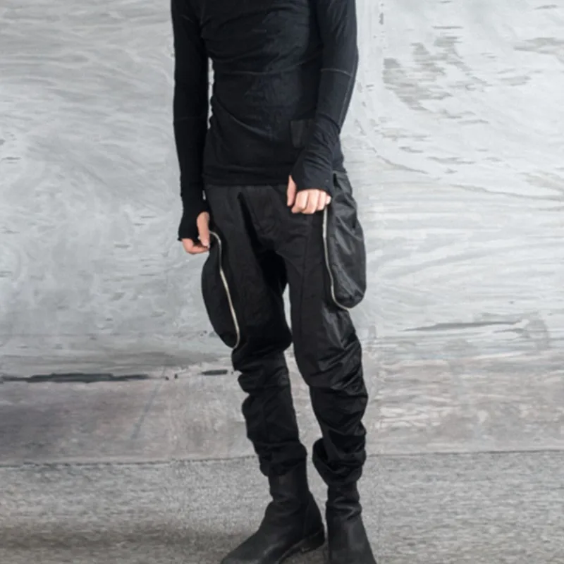 Special-Interest Design Dark Fashion Large Pocket Overalls Casual Trousers Men
Special-Interest Design Dark Fashion Large Pocket Overalls Casual Trousers Men