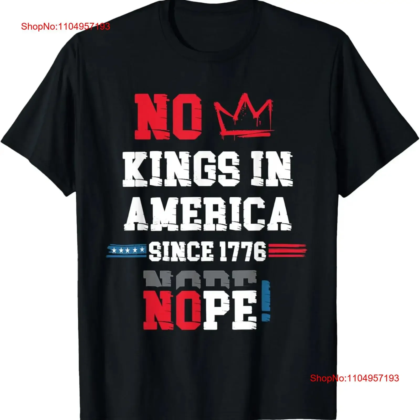 No Kings in America Sicne 1656, винтажная футболка с флагом США, винтажная стираная модная стильная мягкая футболка с рисунком слегка
No Kings in America Sicne 1656, винтажная футболка с флагом США, винтажная стираная модная стильная мягкая футболка с рисунком слегка