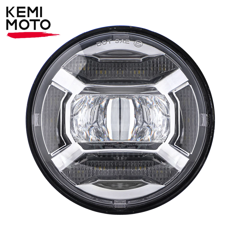 KEMiMOTO 4.5'' LED Headlight Motorcycle Round Fog Light Lamp Bracket Motorcycle Light Assembly For Sportster Softail Headlight
KEMiMOTO 4.5'' LED Headlight Motorcycle Round Fog Light Lamp Bracket Motorcycle Light Assembly For Sportster Softail Headlight
