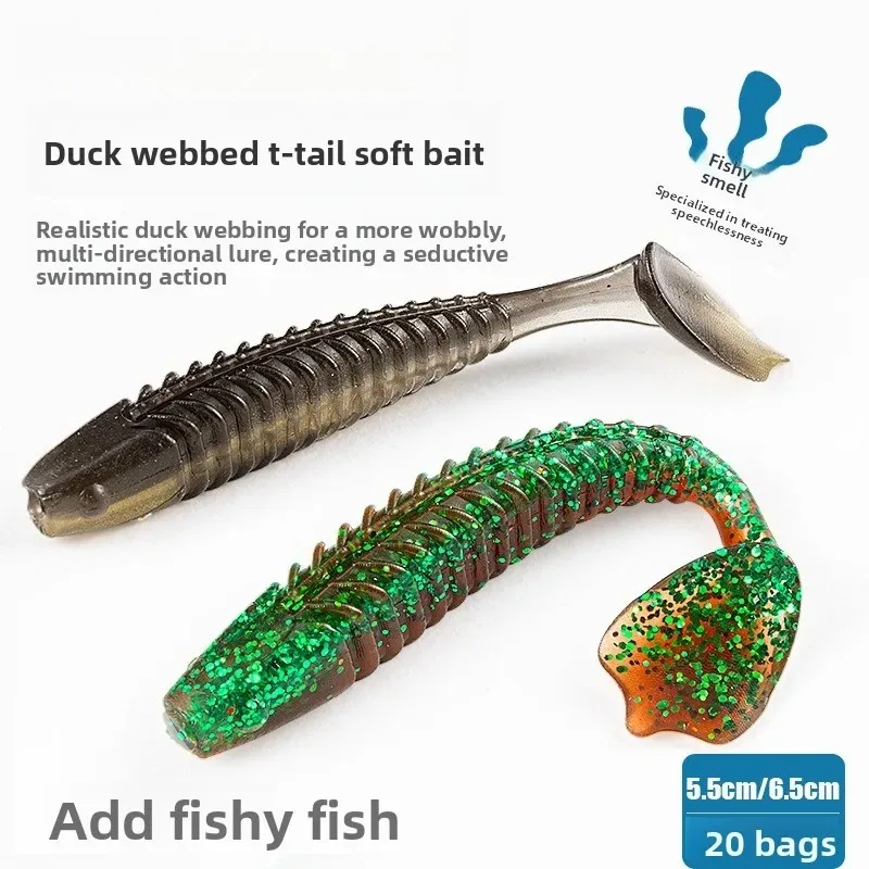 A bag of 20 T-tail soft bait, threaded soft bait, fake bait just lead head hook, crank hook, black pit and fishy 5
A bag of 20 T-tail soft bait, threaded soft bait, fake bait just lead head hook, crank hook, black pit and fishy 5