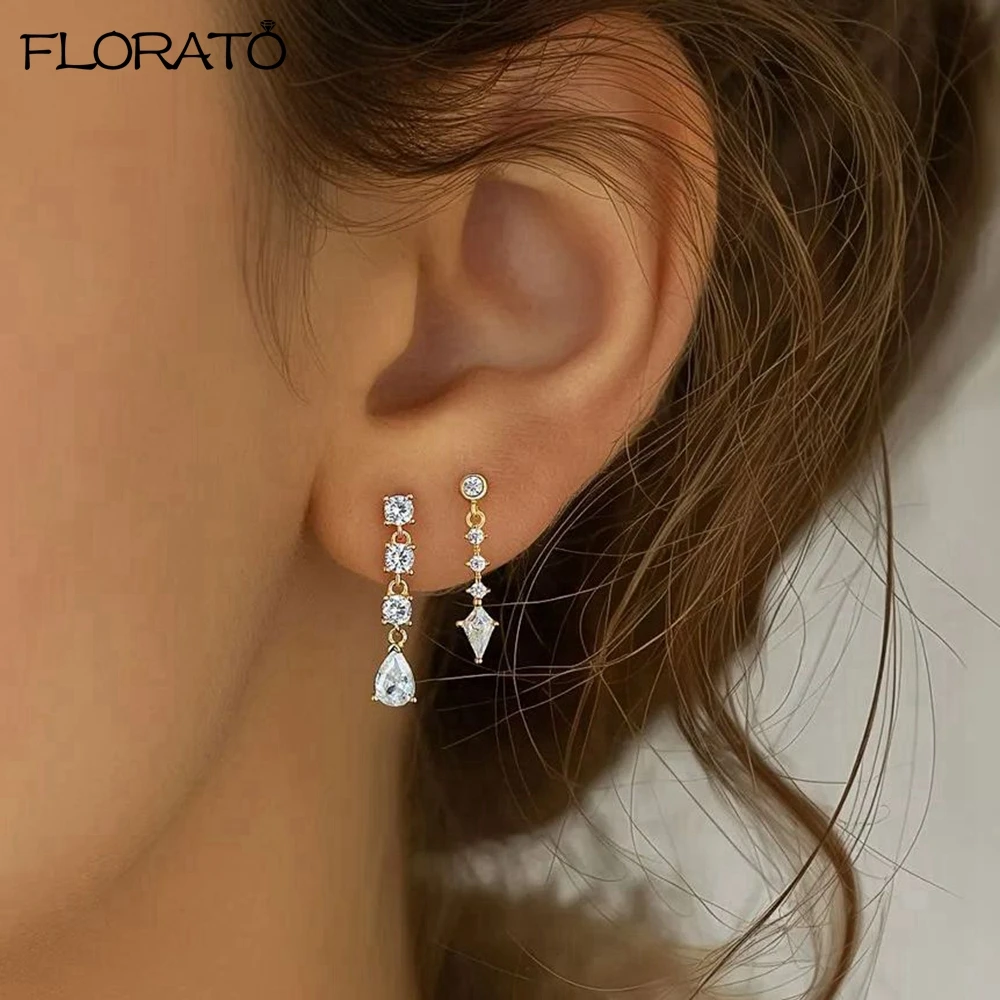 925 Sterling Silver Needle Exquisite Shining Zircon Stud Earrings for Women Wedding Fine Jewelry Gifts 2026 Eardrop Accessories
925 Sterling Silver Needle Exquisite Shining Zircon Stud Earrings for Women Wedding Fine Jewelry Gifts 2026 Eardrop Accessories