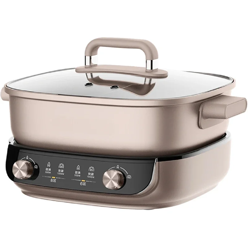 220V 6.5L Double Flavour Electric Hot Pot Multi Pot 2000W Household Electric Hot Pot Non-stick Split
220V 6.5L Double Flavour Electric Hot Pot Multi Pot 2000W Household Electric Hot Pot Non-stick Split