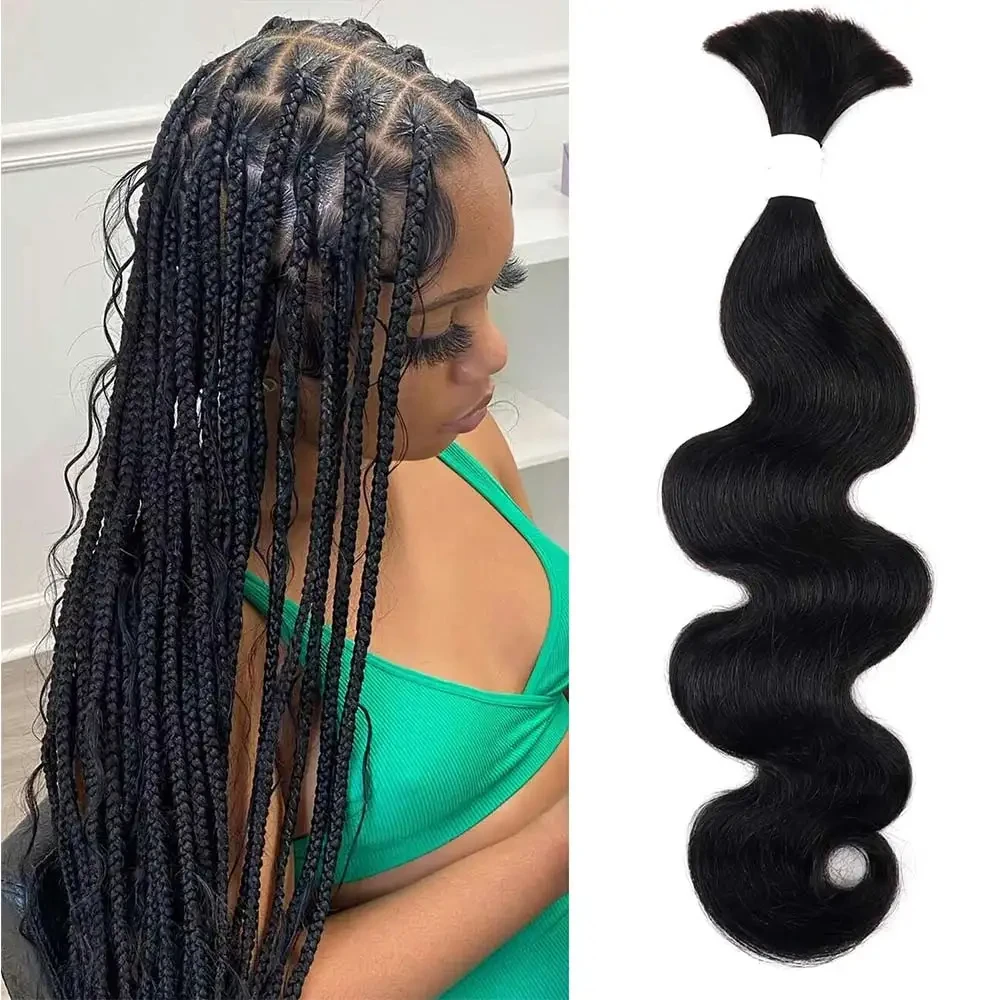 16-28 Inch Body Wave Human Hair Bulk For Braiding Brazilian Human Hair Bulk No Weft Natural Black 100% Remy Hair Extension
16-28 Inch Body Wave Human Hair Bulk For Braiding Brazilian Human Hair Bulk No Weft Natural Black 100% Remy Hair Extension