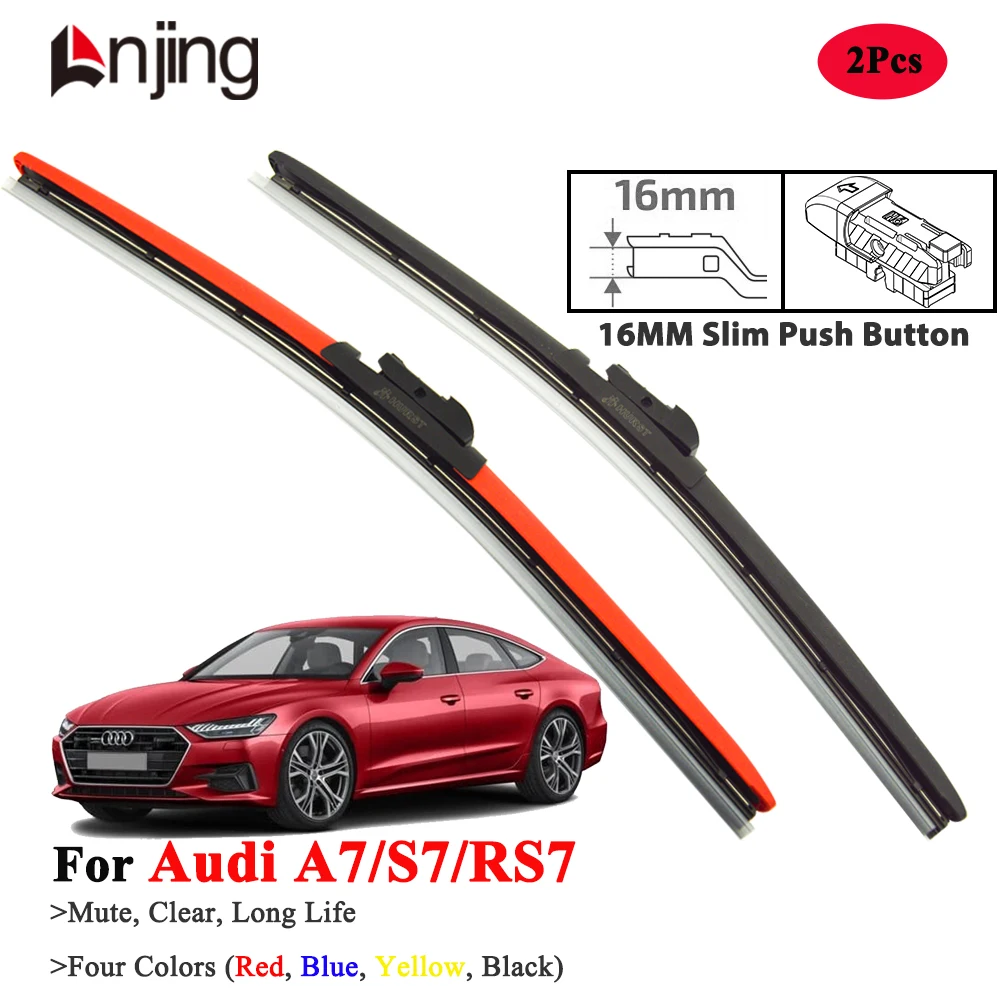 LNJING Colorful Wiper Blades For Audi A7 S7 S7 Sportback Quattro 4G 4K 2010-Now
LNJING Colorful Wiper Blades For Audi A7 S7 S7 Sportback Quattro 4G 4K 2010-Now
