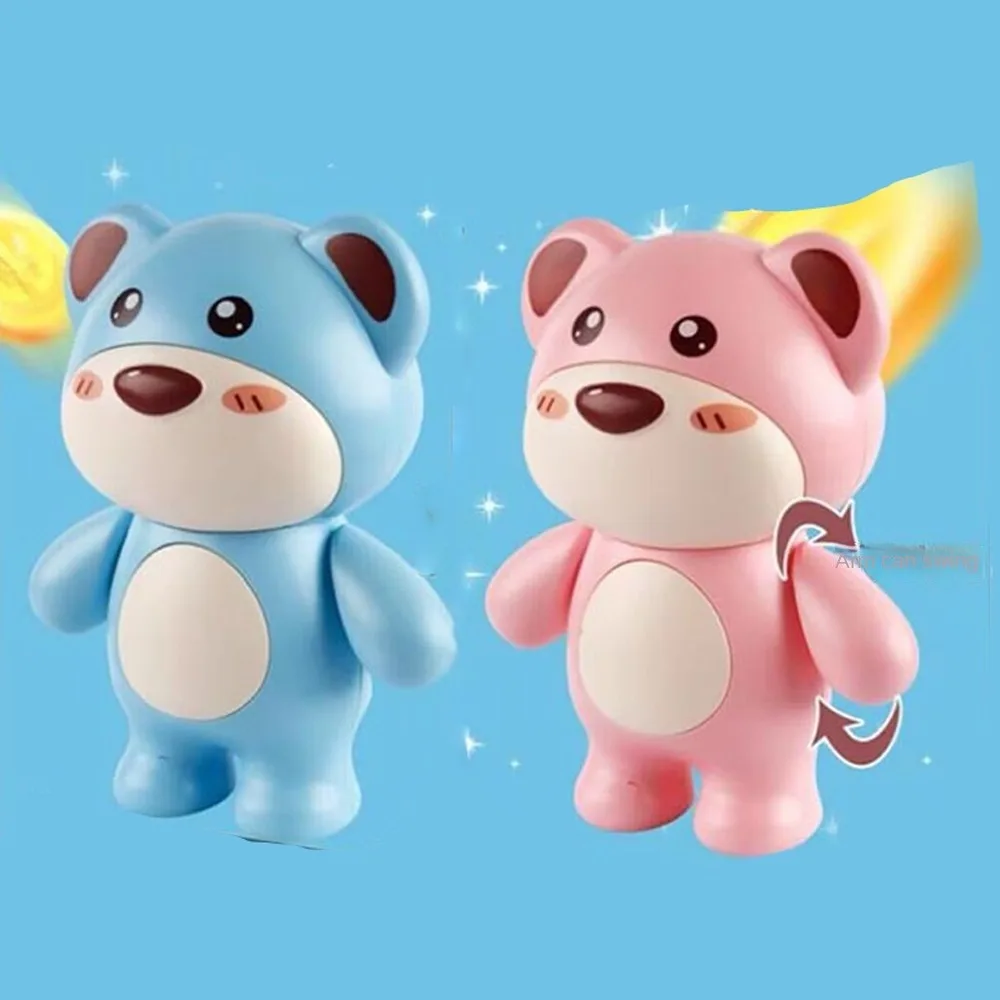 Savings Tank Cute Bear Piggy Bank Arm Movable Large Capacity Little Money Boxes Pink Decorative Bear Kids Storage Box
Savings Tank Cute Bear Piggy Bank Arm Movable Large Capacity Little Money Boxes Pink Decorative Bear Kids Storage Box