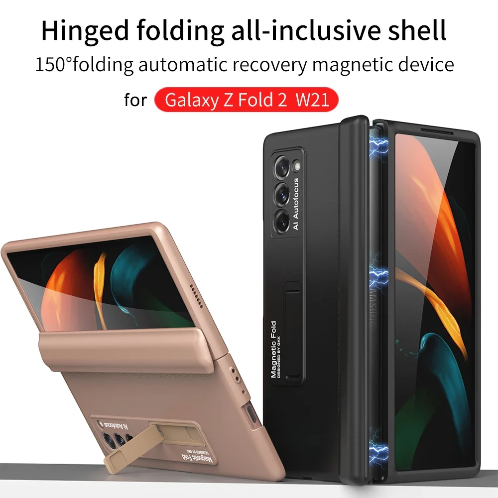 Magnetic Hinge Fold Case for Samsung Galaxy Z Fold 2 5G for Samsung Z Fold2 Kickstand
Magnetic Hinge Fold Case for Samsung Galaxy Z Fold 2 5G for Samsung Z Fold2 Kickstand