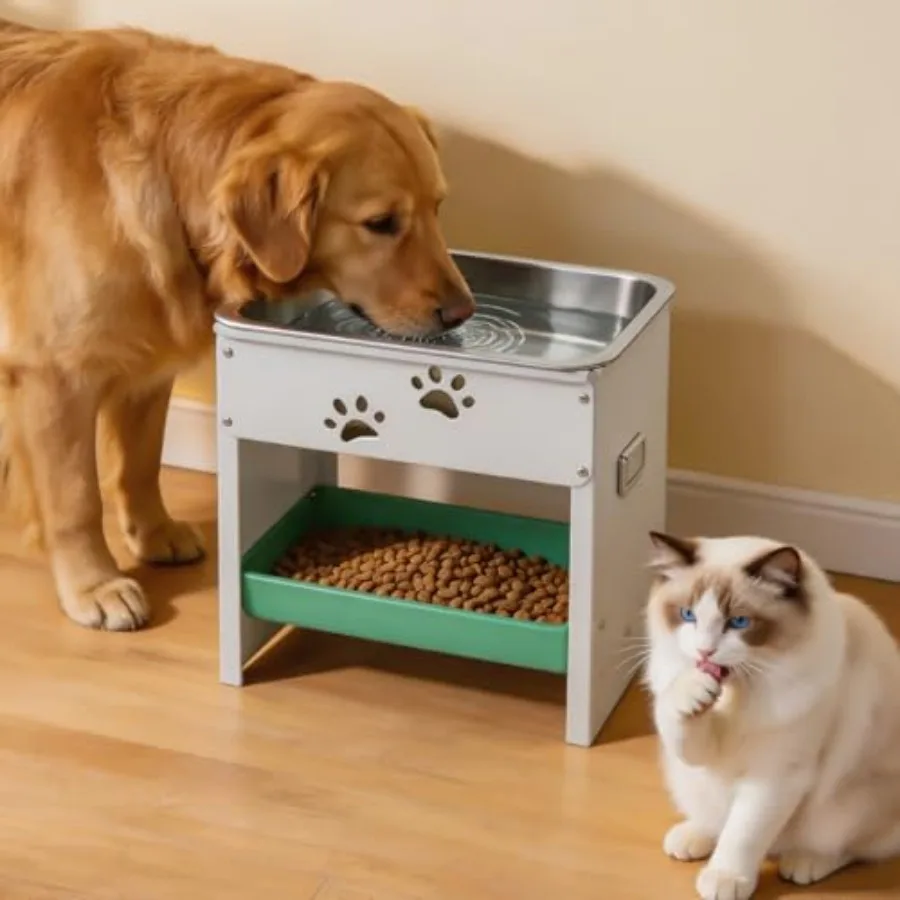 3 Gal Large Dog Water Bowl Elevated 14.2" Outdoor Stainless Steel Pet Water Food Bowl Adjustable Raised Metal Dog Bowl Stand Di
3 Gal Large Dog Water Bowl Elevated 14.2" Outdoor Stainless Steel Pet Water Food Bowl Adjustable Raised Metal Dog Bowl Stand Di