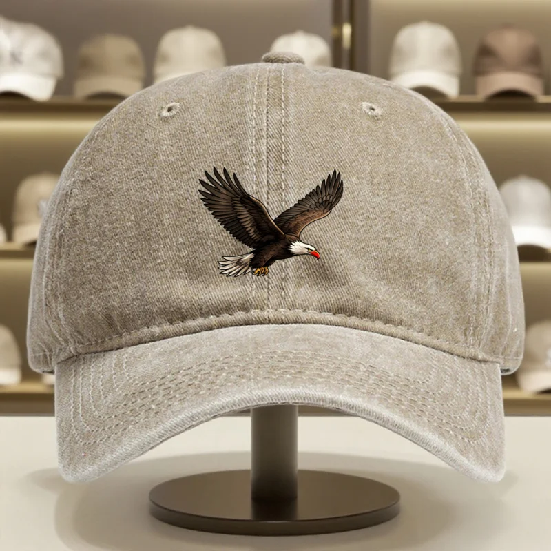 Winged Eagle Print Baseball Cap Adjustable Hip Hop Duckbill Cap Fashion Versatile Outdoor Hat for Men
Winged Eagle Print Baseball Cap Adjustable Hip Hop Duckbill Cap Fashion Versatile Outdoor Hat for Men