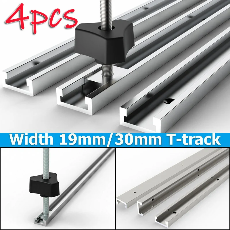 4pcs Woodworking DIY Tool Aluminum Alloy Miter Track Woodworking T-track T-slot for Table Saw Router Table
4pcs Woodworking DIY Tool Aluminum Alloy Miter Track Woodworking T-track T-slot for Table Saw Router Table