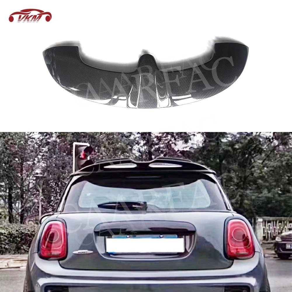 Карбоновый спойлер на крышу автомобиля, декоративные крылья для BMW Mini F55 F56 Cooper, аксессуары для тюнинга кузова, FRP.
Карбоновый спойлер на крышу автомобиля, декоративные крылья для BMW Mini F55 F56 Cooper, аксессуары для тюнинга кузова, FRP.
