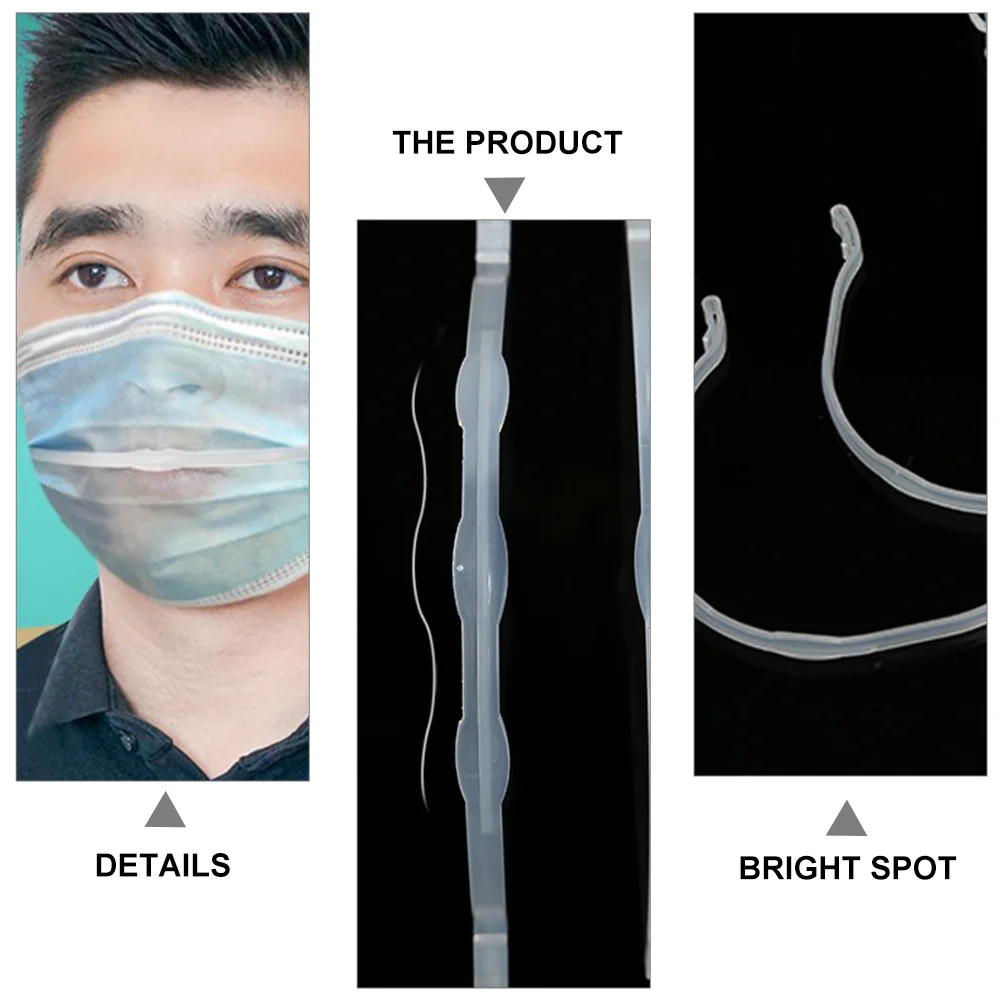 12Pcs Mouth Mask Support Strap U Shape Design Increase Space Anti Slide Smooth Breathing Aid Mask Support Strap
12Pcs Mouth Mask Support Strap U Shape Design Increase Space Anti Slide Smooth Breathing Aid Mask Support Strap