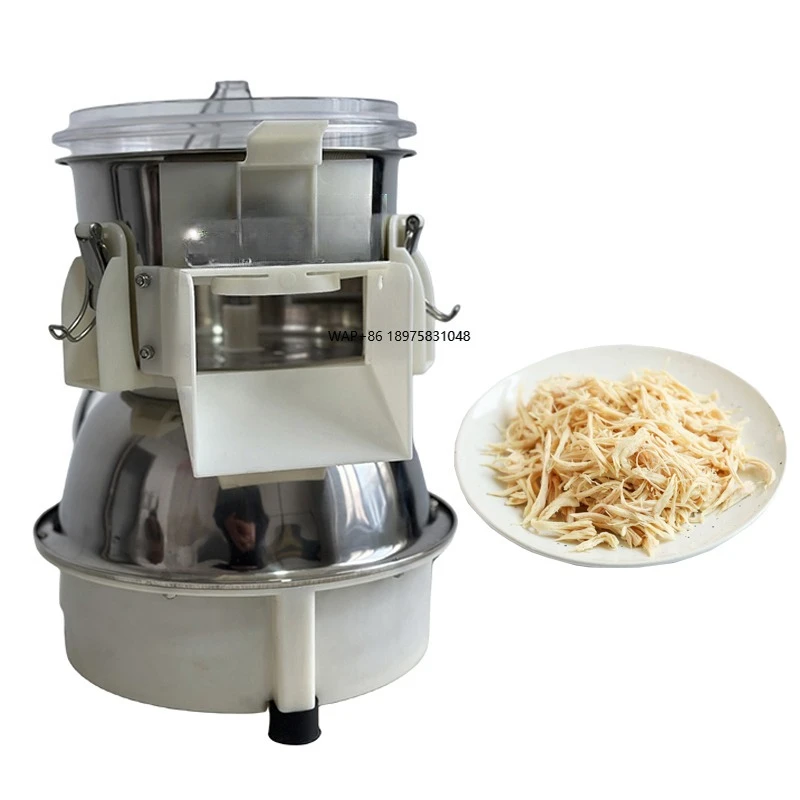 Shredded Cooked Meat Machine for Meat Floss Making 110V 220V Chicken Shredding Machine with Stainless Steel Blade
Shredded Cooked Meat Machine for Meat Floss Making 110V 220V Chicken Shredding Machine with Stainless Steel Blade
