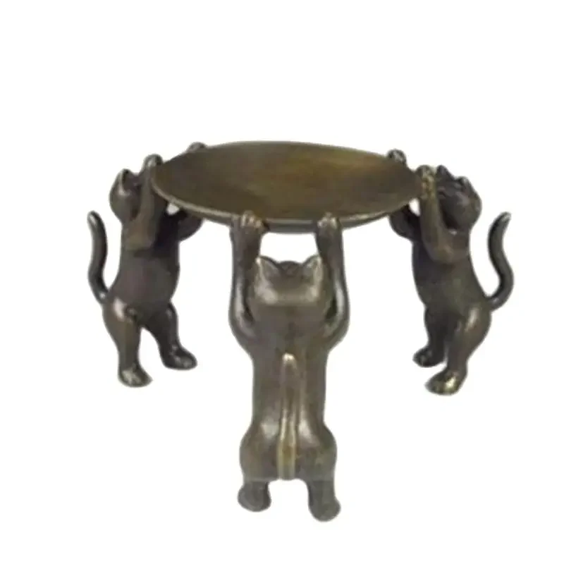 Китайская бронзовая пластина, кошки, животное 3, кошка, масляная лампа, подсвечник, подсвечник, статуя
Китайская бронзовая пластина, кошки, животное 3, кошка, масляная лампа, подсвечник, подсвечник, статуя