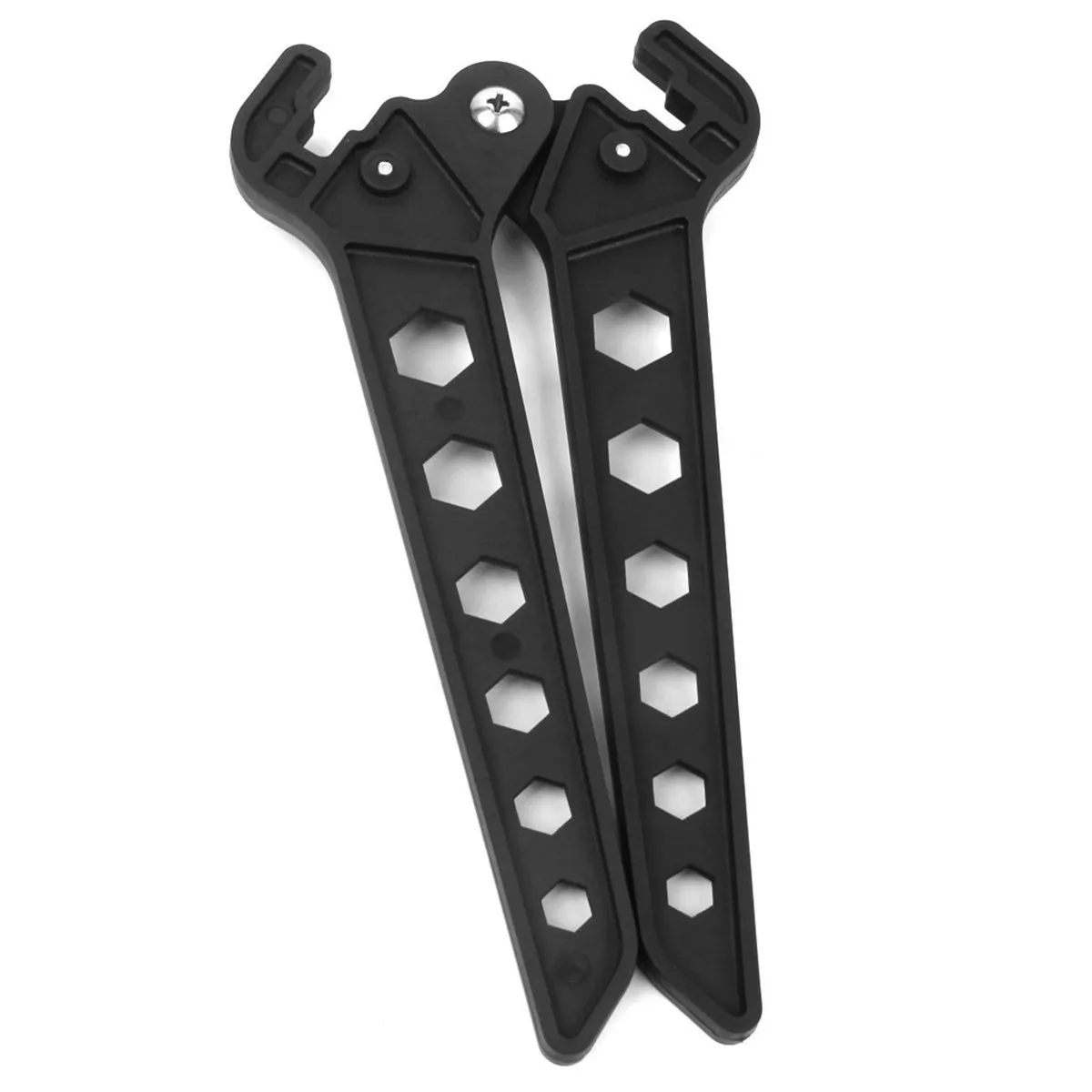 Black Scissors Arrow Stand for Recurve and Compound Bows Clips Bottom Limb 22x11cm ABS Plastic Lightweight Portable Bow Kick
Black Scissors Arrow Stand for Recurve and Compound Bows Clips Bottom Limb 22x11cm ABS Plastic Lightweight Portable Bow Kick