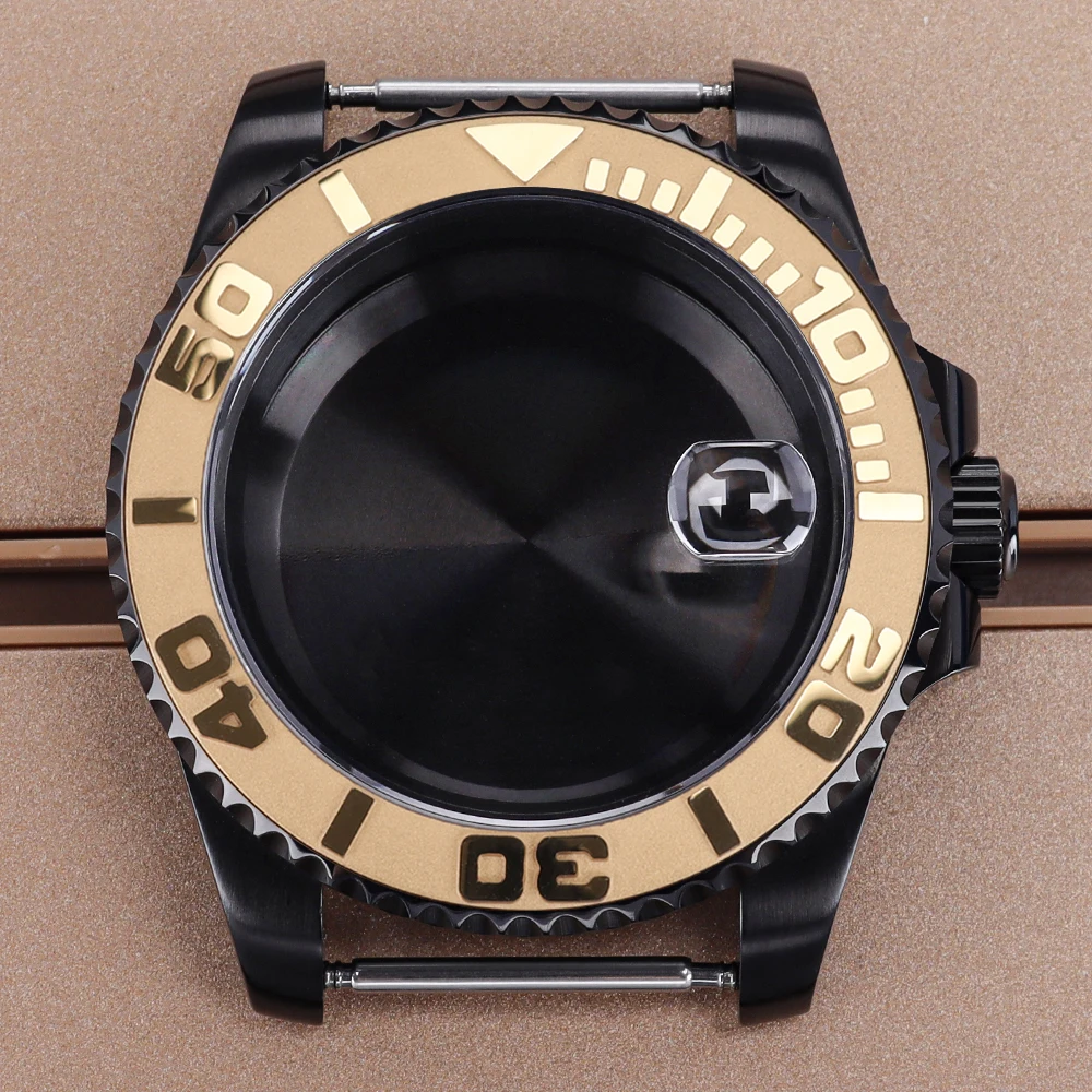 Waterproof 40MM Black Watch Case Sapphire Glass For NH35 NH36 NH38 NH34 Miyota 8215 ETA 2824 Movement YACHT-MASTER High Quality
Waterproof 40MM Black Watch Case Sapphire Glass For NH35 NH36 NH38 NH34 Miyota 8215 ETA 2824 Movement YACHT-MASTER High Quality
