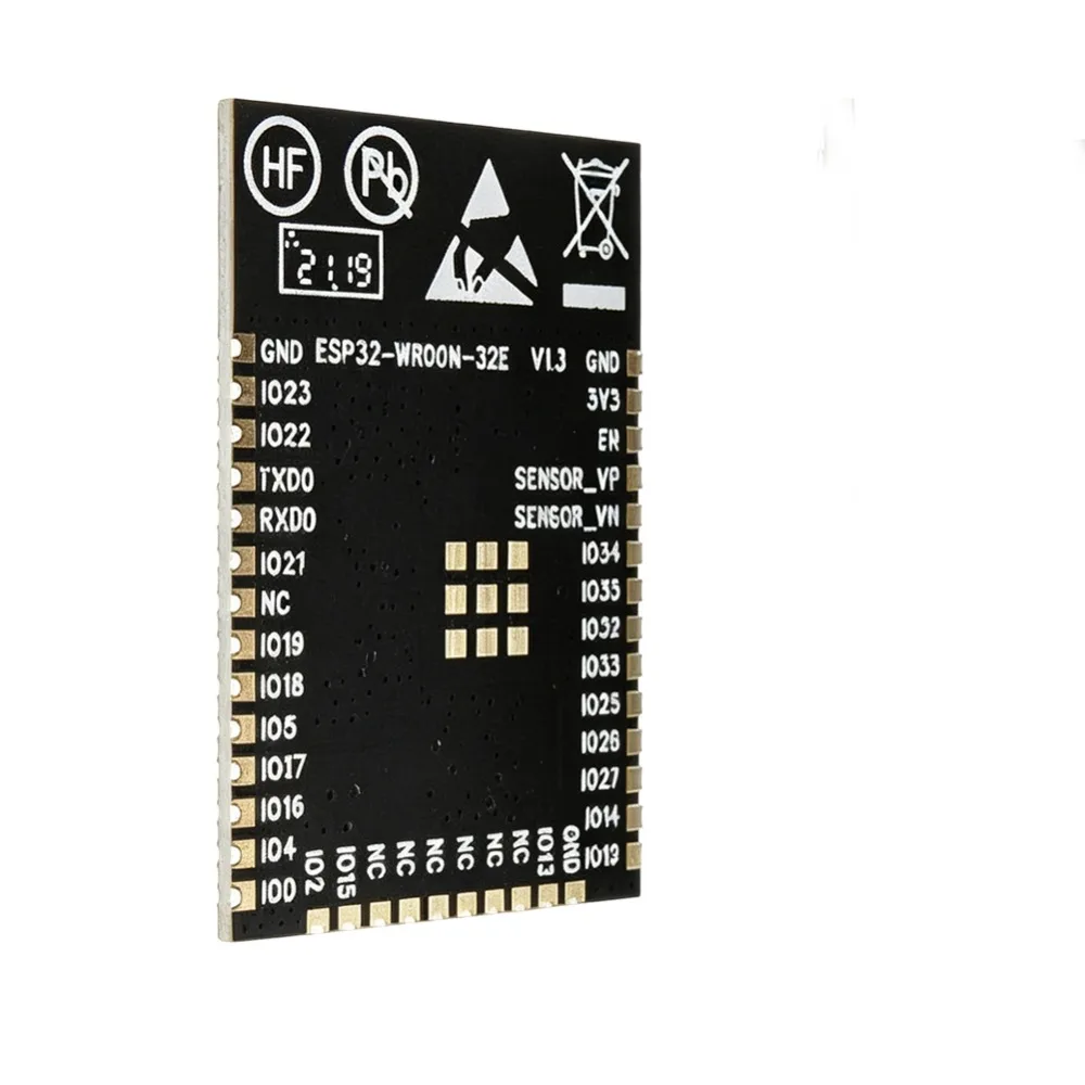 ESP32 WROOM 32UE ESP8685 Module WiFi Bluetooth Dual Core Xtensa 3.3V
ESP32 WROOM 32UE ESP8685 Module WiFi Bluetooth Dual Core Xtensa 3.3V