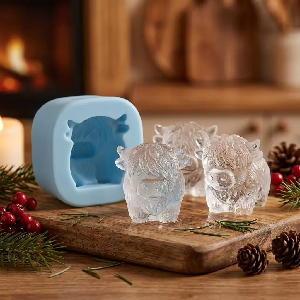 Food Grade Reusable Ice Maker Ice Cream Tools Ice Ball Mold Highland-cow Shape IceTray Mold Silicone Ice Cube Mold Kitchen Tools
Food Grade Reusable Ice Maker Ice Cream Tools Ice Ball Mold Highland-cow Shape IceTray Mold Silicone Ice Cube Mold Kitchen Tools