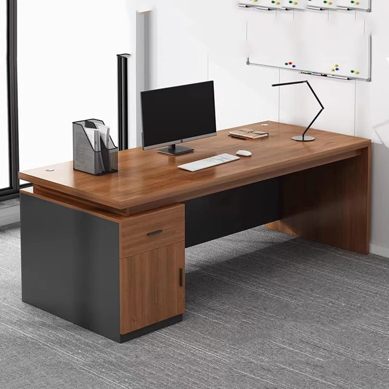 Executive Wooden Office Desk Drawer Modern Design Large Office Desk Minimalist Decoration Nordic Escrivaninha Trendy Furniture
Executive Wooden Office Desk Drawer Modern Design Large Office Desk Minimalist Decoration Nordic Escrivaninha Trendy Furniture