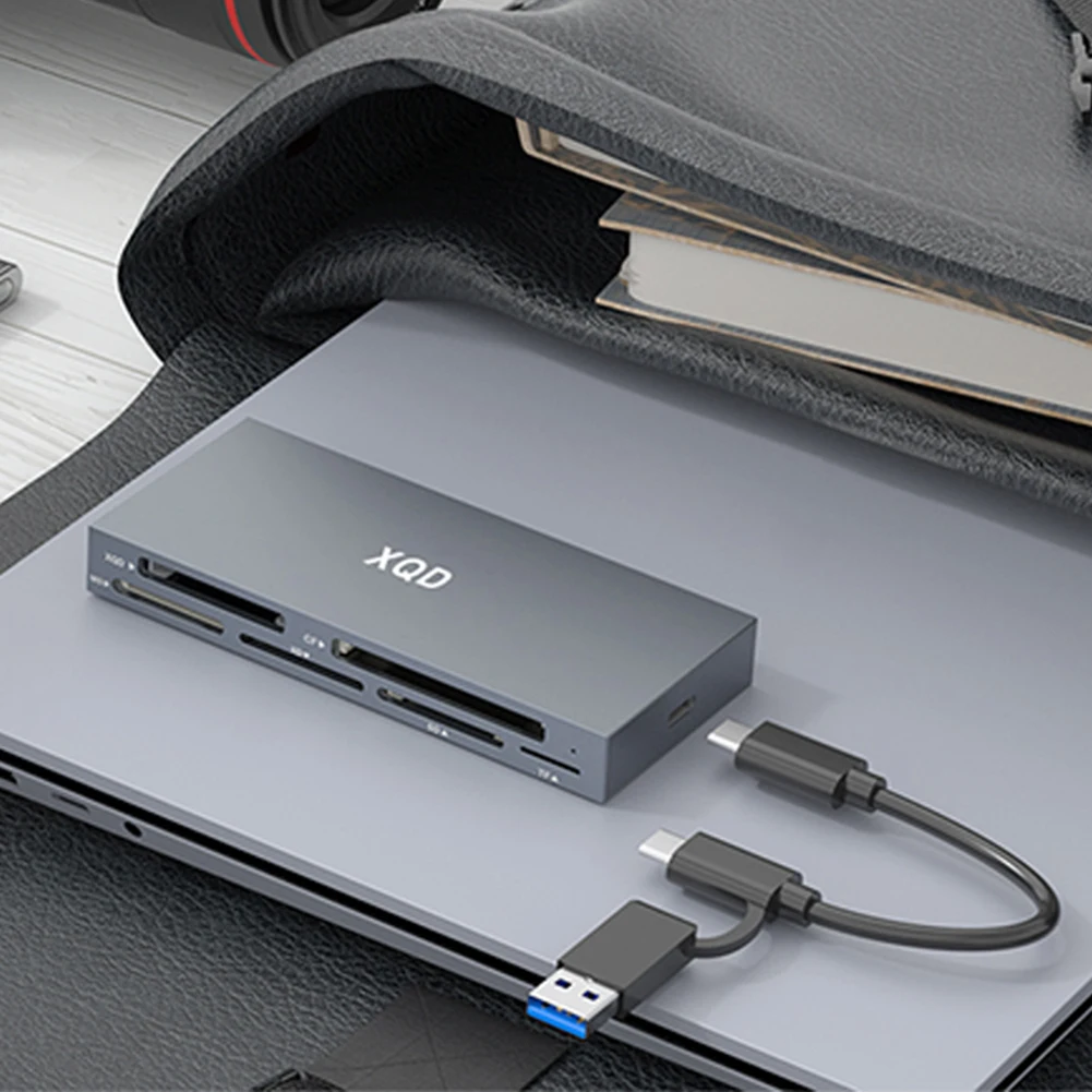 Мульти-считыватель XQD 6 в 1, USB C, USB 3,0 XQD/SD/TF/MS/XD/CF, устройство чтения карт памяти, адаптер для карт памяти для ПК, ноутбуков, аксессуары
Мульти-считыватель XQD 6 в 1, USB C, USB 3,0 XQD/SD/TF/MS/XD/CF, устройство чтения карт памяти, адаптер для карт памяти для ПК, ноутбуков, аксессуары