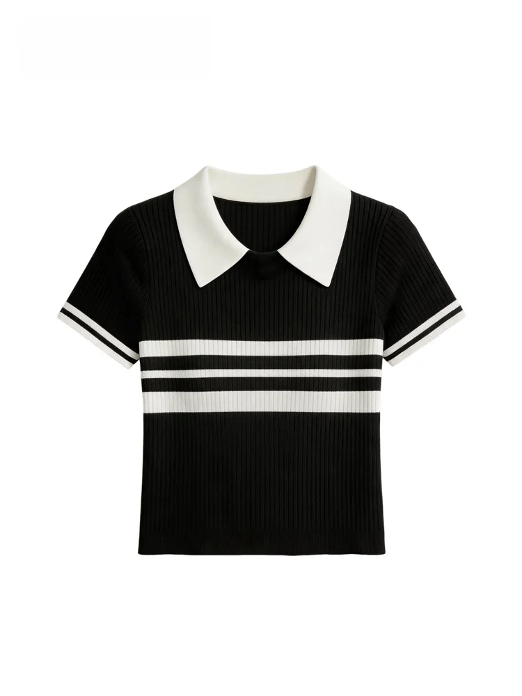 Summer New Style Cara CLUB plus Size Short Sleeve Knitted Sweater Women's Fashion Patchwork Fake Two-Piece Top for Plump Sister
Summer New Style Cara CLUB plus Size Short Sleeve Knitted Sweater Women's Fashion Patchwork Fake Two-Piece Top for Plump Sister