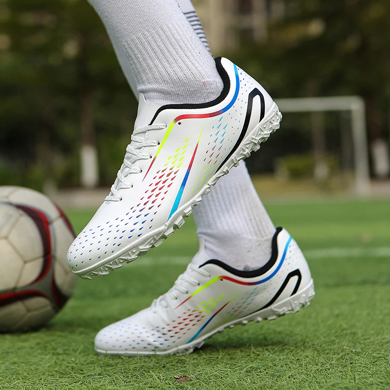 Новые мужские и женские профессиональные футбольные бутсы, футбольные бутсы, хит продаж, высококачественная тренировочная обувь для футзала TF, бутсы для травы
Новые мужские и женские профессиональные футбольные бутсы, футбольные бутсы, хит продаж, высококачественная тренировочная обувь для футзала TF, бутсы для травы