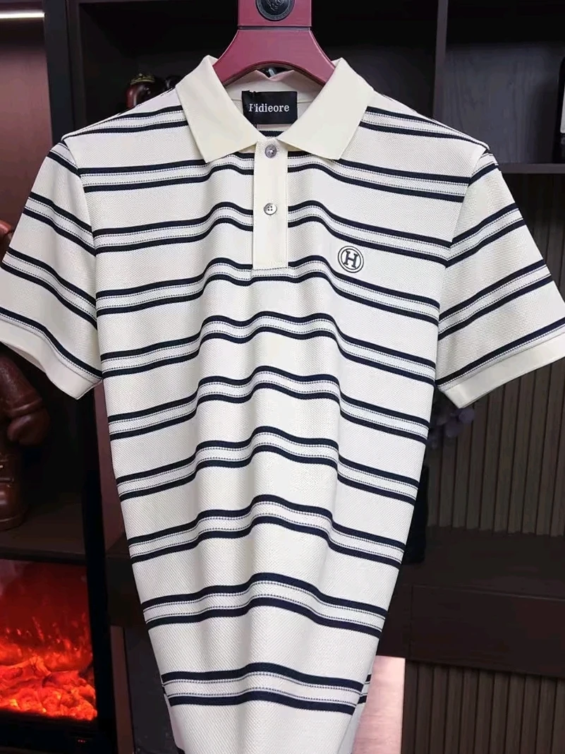 Spring Summer Men's New Flip Collar ort Sve Faionable Versatile High Quali Haome Busin T-irt Stand Fit An...
Spring Summer Men's New Flip Collar ort Sve Faionable Versatile High Quali Haome Busin T-irt Stand Fit An...