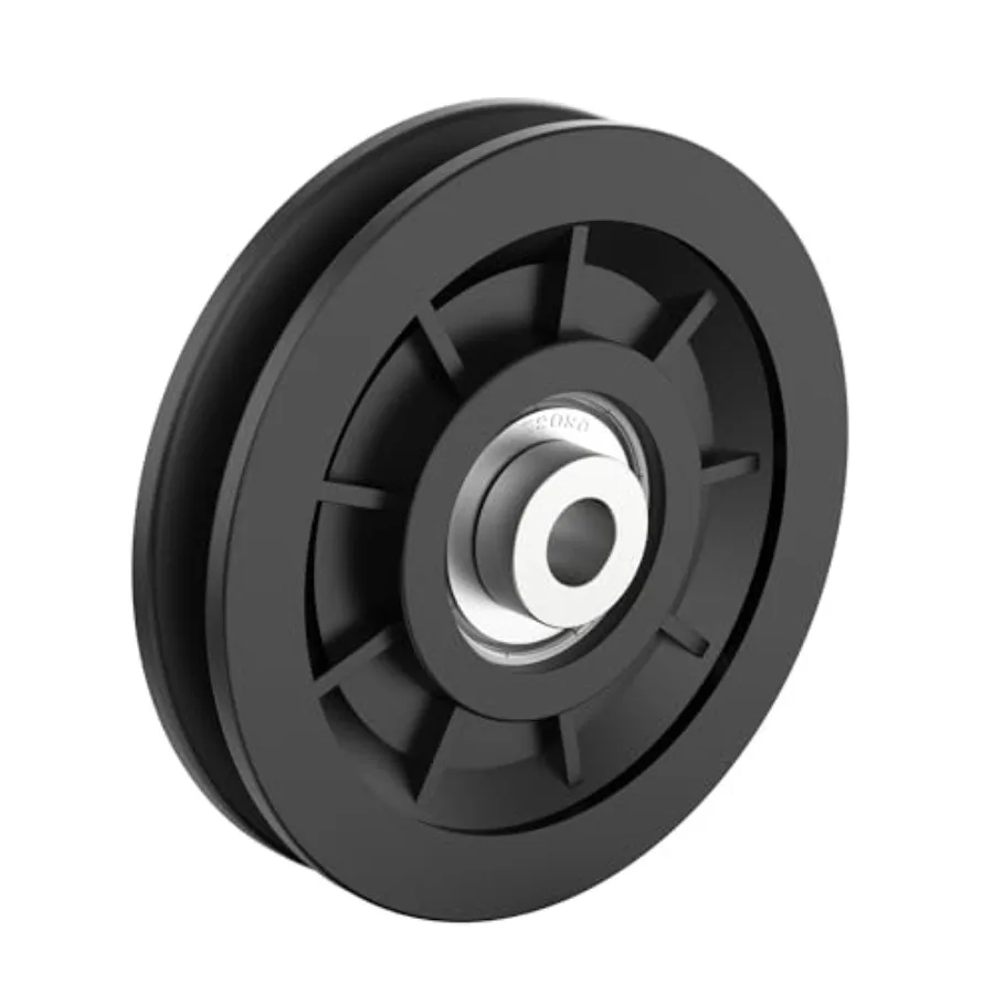 90mm/3.5" Universal Nylon Bearing Pulley-Wheel Replace for Home Gym Equipment Part Cable Machine, Wearproof Abration Bearing Wh
90mm/3.5" Universal Nylon Bearing Pulley-Wheel Replace for Home Gym Equipment Part Cable Machine, Wearproof Abration Bearing Wh