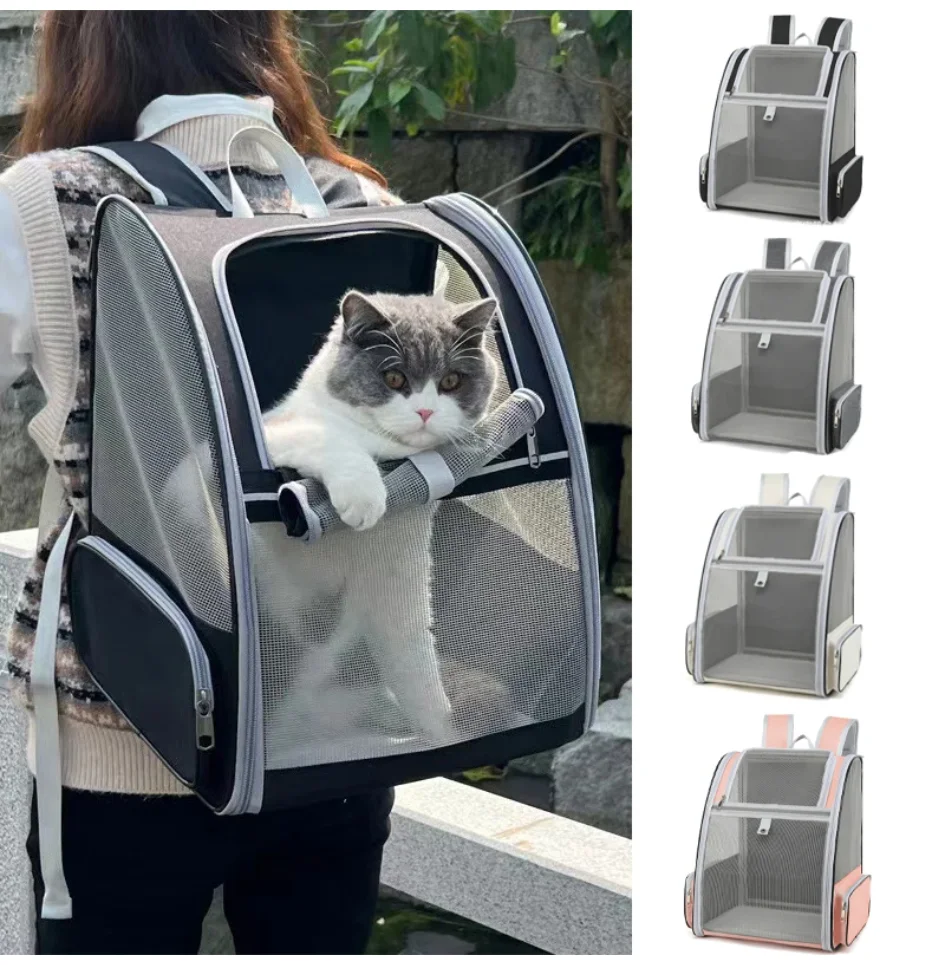 Pet Cat Carrier Bag Outdoor Travel Backpack for Cats Small Dogs Breathable Cat Carrying Bag Suitable for Cats Within 6kg
Pet Cat Carrier Bag Outdoor Travel Backpack for Cats Small Dogs Breathable Cat Carrying Bag Suitable for Cats Within 6kg