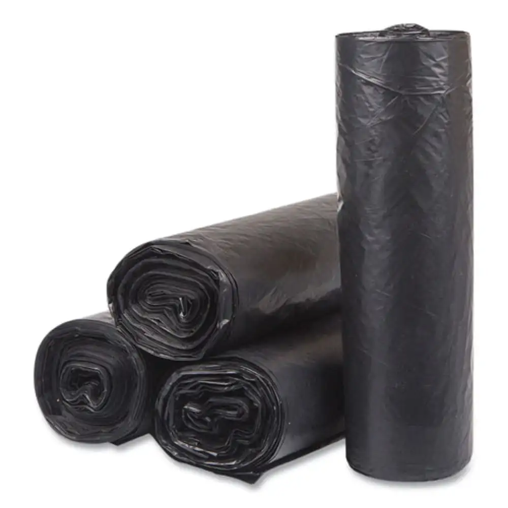 Group S 334016 K 33 Gal. 16 Microns 33 In. X 40 In. High-Density Interleaved Commercial Can Liners - Black (25 Bags/Roll, 10 Rol
Group S 334016 K 33 Gal. 16 Microns 33 In. X 40 In. High-Density Interleaved Commercial Can Liners - Black (25 Bags/Roll, 10 Rol