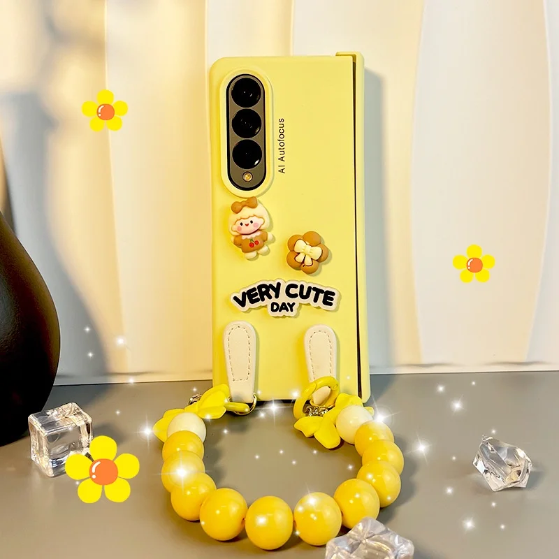 For Samsung Galaxy Z Fold 6 5 4 3 5G Fashion Cute Bow Girl Portable Candy Beads Hand Chain Yellow Hinge Shockproof Case Cover
For Samsung Galaxy Z Fold 6 5 4 3 5G Fashion Cute Bow Girl Portable Candy Beads Hand Chain Yellow Hinge Shockproof Case Cover